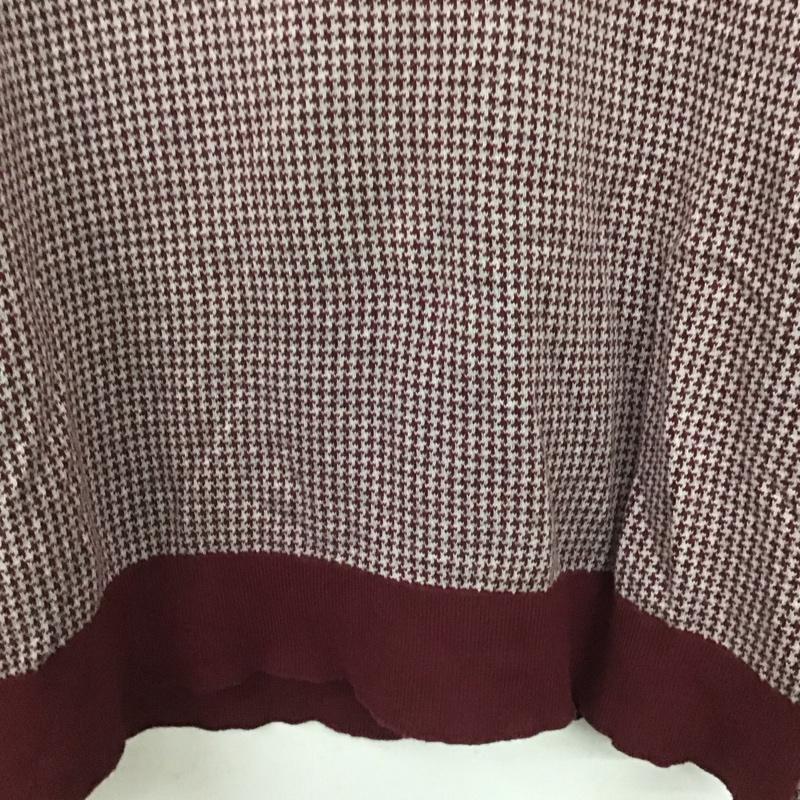 トミーヒルフィガー TOMMY HILFIGER ニット、セーター 長袖 長袖ニットカットソー クルーネック セーター XL 総柄 マルチカラー / マルチカラー /  メンズ USED 古着 中古 10147294