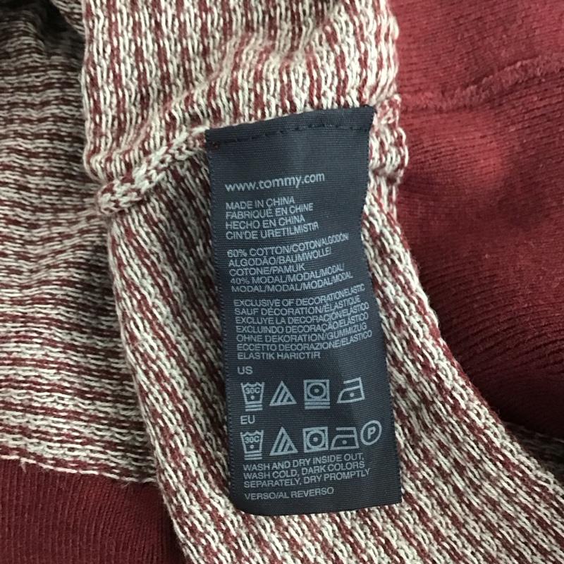 トミーヒルフィガー TOMMY HILFIGER ニット、セーター 長袖 長袖ニットカットソー クルーネック セーター XL 総柄 マルチカラー / マルチカラー /  メンズ USED 古着 中古 10147294