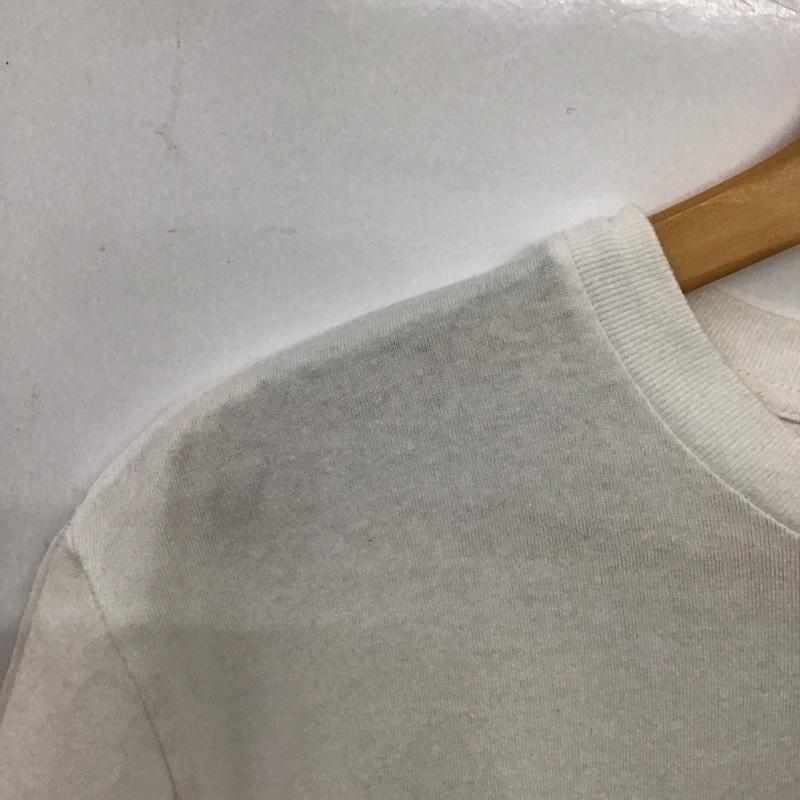 ルーカ RVCA Tシャツ 半袖 半袖カットソー プリントTシャツ クルーネックカットソー S 無地 白 / ホワイト /  メンズ USED 古着 中古 10147324