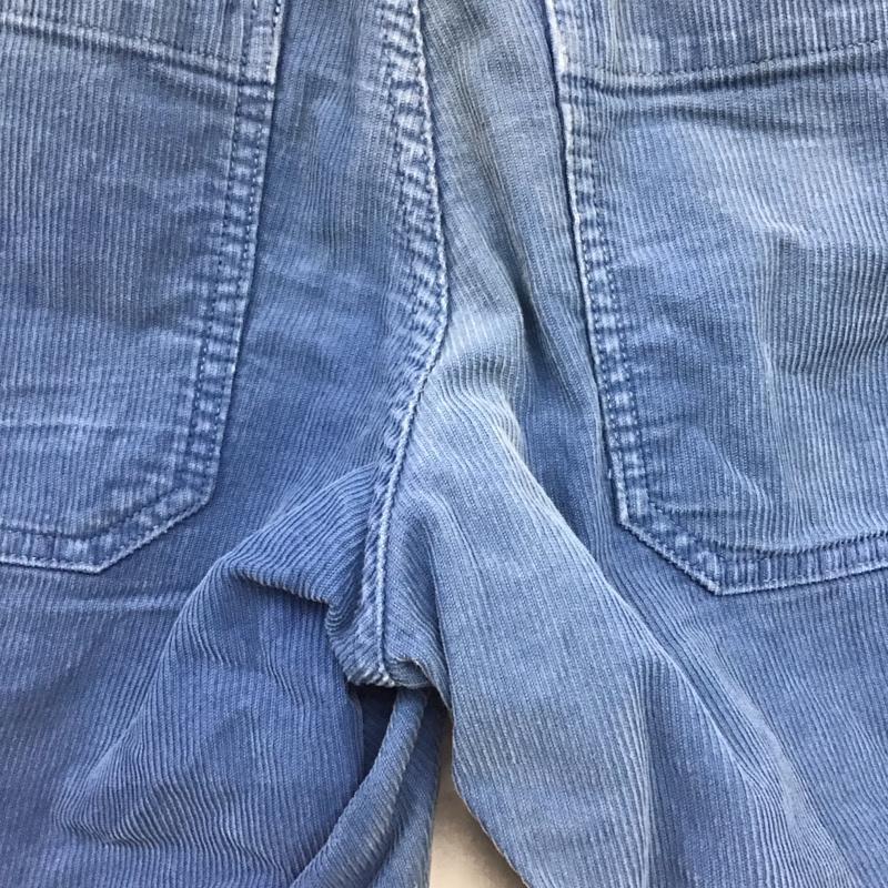 ハリウッドランチマーケット H.R MARKET パンツ ショートパンツ ショートパンツ ハーフパンツ カジュアルパンツ コーデュロイパンツ 1 ロゴ、文字 水色 / ライトブルー /  メンズ USED 古着 中古 10147336