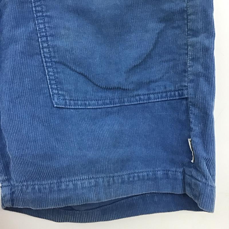 ハリウッドランチマーケット H.R MARKET パンツ ショートパンツ ショートパンツ ハーフパンツ カジュアルパンツ コーデュロイパンツ 1 ロゴ、文字 水色 / ライトブルー /  メンズ USED 古着 中古 10147336