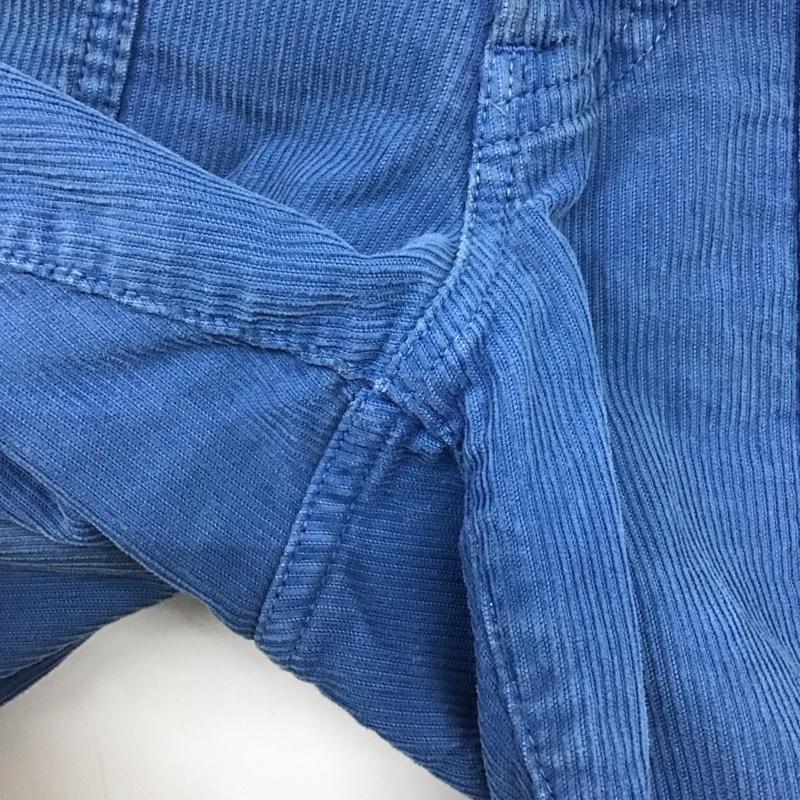 ハリウッドランチマーケット H.R MARKET パンツ ショートパンツ ショートパンツ ハーフパンツ カジュアルパンツ コーデュロイパンツ 1 ロゴ、文字 水色 / ライトブルー /  メンズ USED 古着 中古 10147336