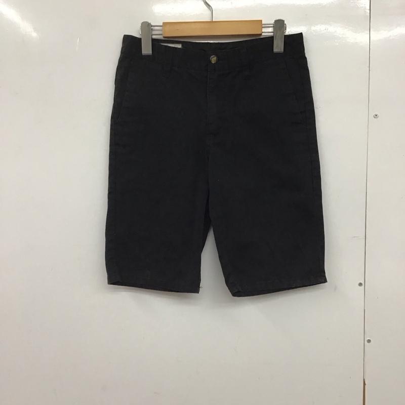 ボルコム VOLCOM パンツ ショートパンツ ショートパンツ ハーフパンツ カジュアルパンツ 29インチ 無地 黒 / ブラック /  メンズ USED 古着 中古 10147337
