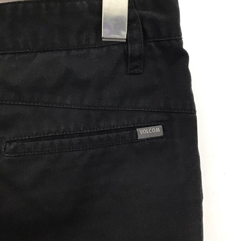 ボルコム VOLCOM パンツ ショートパンツ ショートパンツ ハーフパンツ カジュアルパンツ 29インチ 無地 黒 / ブラック /  メンズ USED 古着 中古 10147337