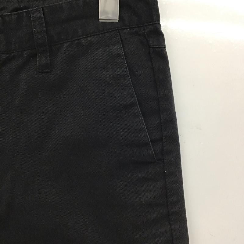 ボルコム VOLCOM パンツ ショートパンツ ショートパンツ ハーフパンツ カジュアルパンツ 29インチ 無地 黒 / ブラック /  メンズ USED 古着 中古 10147337