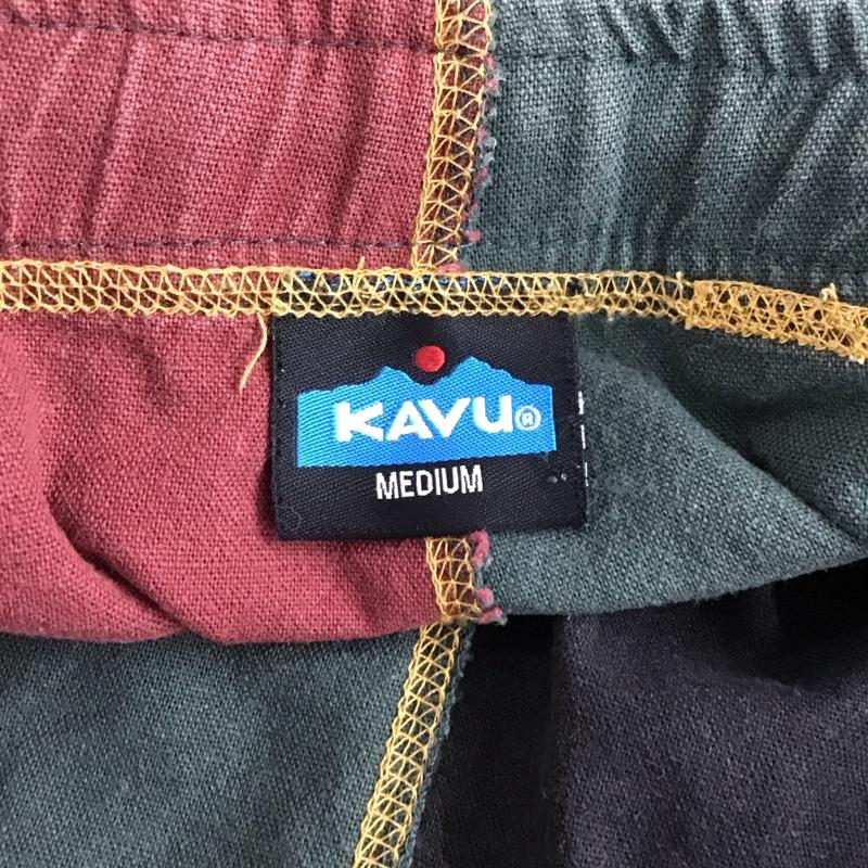 カブー KAVU パンツ ショートパンツ ショートパンツ ハーフパンツ カジュアルパンツ M ロゴ、文字 マルチカラー / マルチカラー /  メンズ USED 古着 中古 10147341