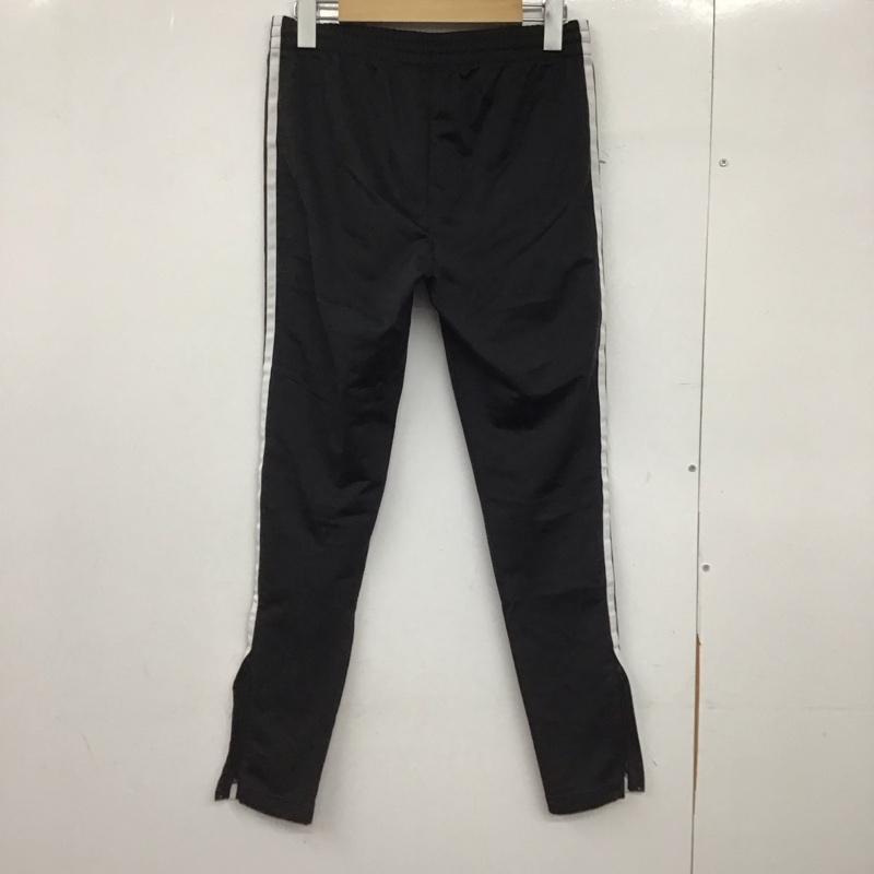 アディダス adidas パンツ ワークパンツ、ペインターパンツ bk0004 スーパースタートラックジャージパンツ M ロゴ、文字 黒 / ブラック /  レディース USED 古着 中古 10147342