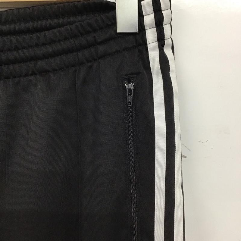 アディダス adidas パンツ ワークパンツ、ペインターパンツ bk0004 スーパースタートラックジャージパンツ M ロゴ、文字 黒 / ブラック /  レディース USED 古着 中古 10147342