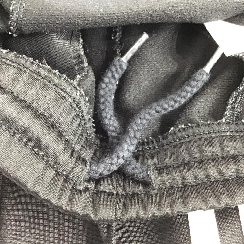 アディダス adidas パンツ ワークパンツ、ペインターパンツ bk0004 スーパースタートラックジャージパンツ M ロゴ、文字 黒 / ブラック /  レディース USED 古着 中古 10147342