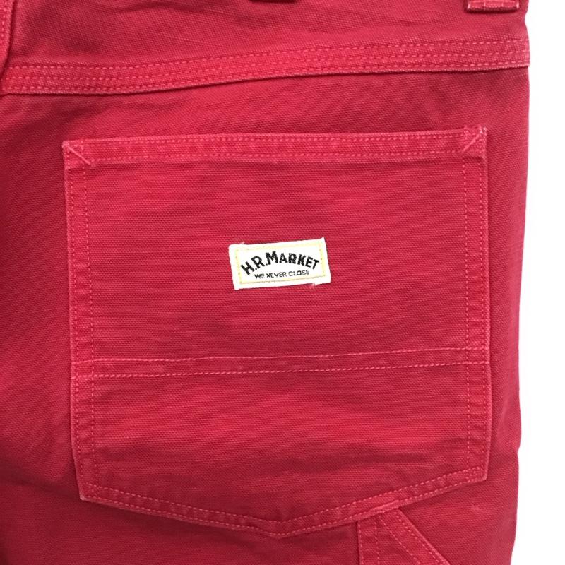 ハリウッドランチマーケット H.R MARKET パンツ ショートパンツ ショートパンツ ハーフパンツ カジュアルパンツ S ロゴ、文字 赤 / レッド /  メンズ USED 古着 中古 10147343