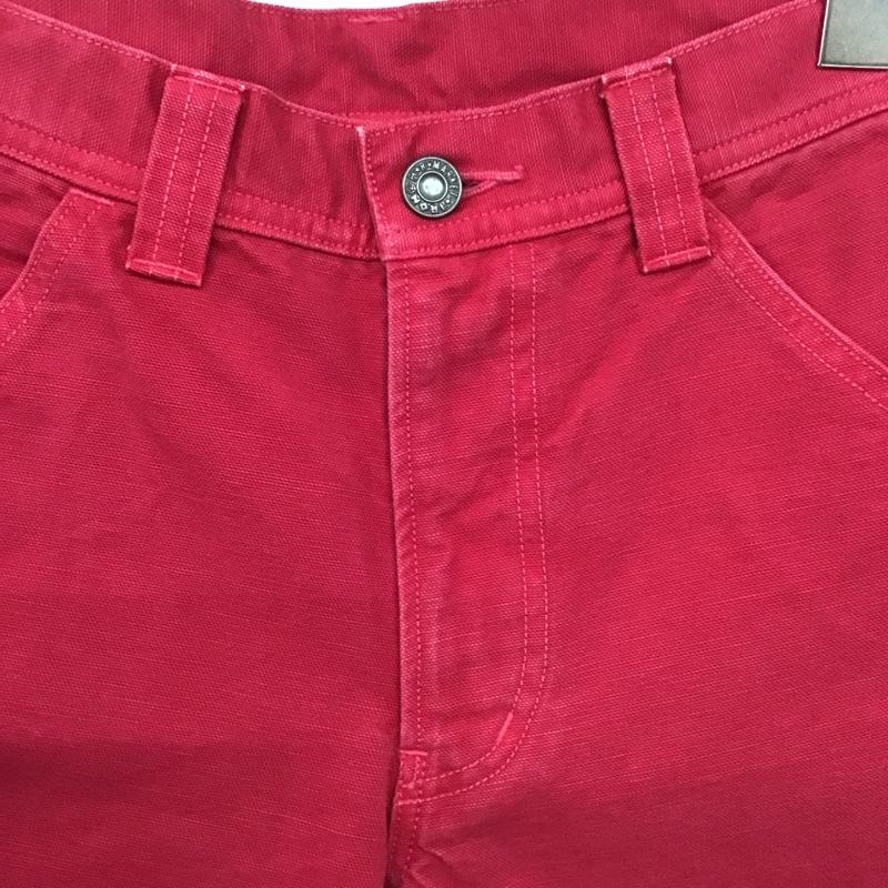 ハリウッドランチマーケット H.R MARKET パンツ ショートパンツ ショートパンツ ハーフパンツ カジュアルパンツ S ロゴ、文字 赤 / レッド /  メンズ USED 古着 中古 10147343