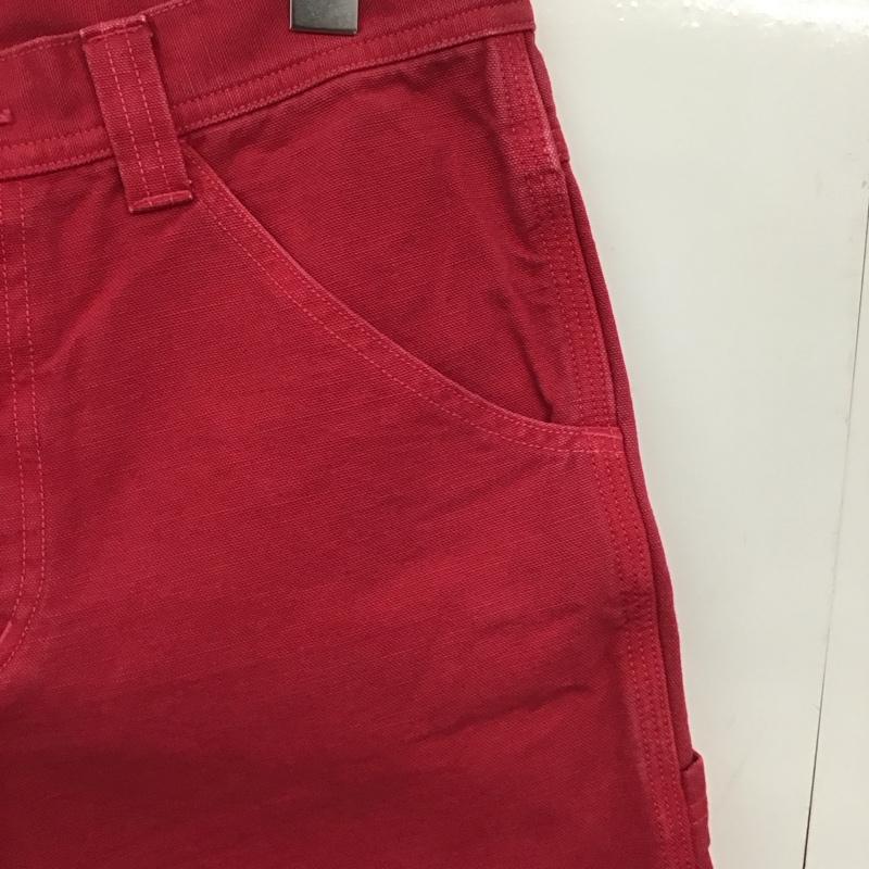 ハリウッドランチマーケット H.R MARKET パンツ ショートパンツ ショートパンツ ハーフパンツ カジュアルパンツ S ロゴ、文字 赤 / レッド /  メンズ USED 古着 中古 10147343