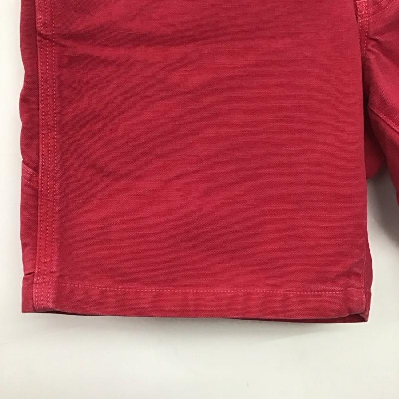 ハリウッドランチマーケット H.R MARKET パンツ ショートパンツ ショートパンツ ハーフパンツ カジュアルパンツ S ロゴ、文字 赤 / レッド /  メンズ USED 古着 中古 10147343