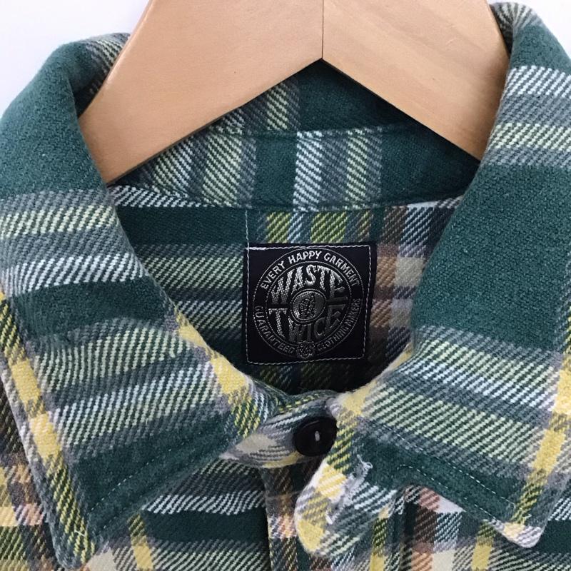 ウェストトゥワイス Waste(twice) シャツ、ブラウス 長袖 長袖シャツ チェックシャツ カラーシャツ プルオーバーシャツ 1 チェック マルチカラー / マルチカラー /  メンズ USED 古着 中古 10147359