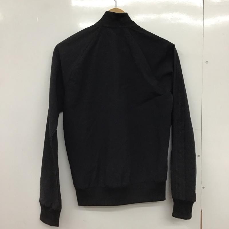 アディダス adidas ジャケット、上着 ジャンパー、ブルゾン bs2574 TrackJacketMA-1 ジップアップジャケット アウター S ロゴ、文字 黒 / ブラック /  メンズ USED 古着 中古 10147361