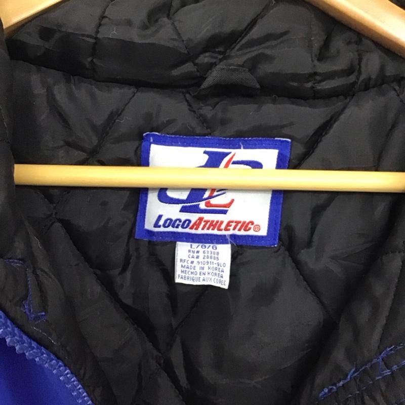 古着 USED ジャケット、上着 ジャンパー、ブルゾン ジップアップジャケット ナイロンジャケット アウター L ロゴ、文字 青 / ブルー /  メンズ USED 古着 中古 10147366