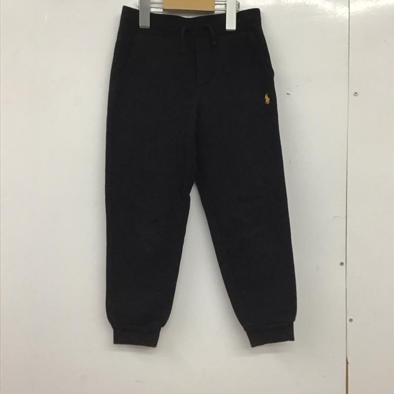 ラルフローレン RALPHLAUREN パンツ ワークパンツ、ペインターパンツ スウェットパンツ カジュアルパンツ 7 無地 黒 / ブラック /  ボーイズ USED 古着 中古 10147373