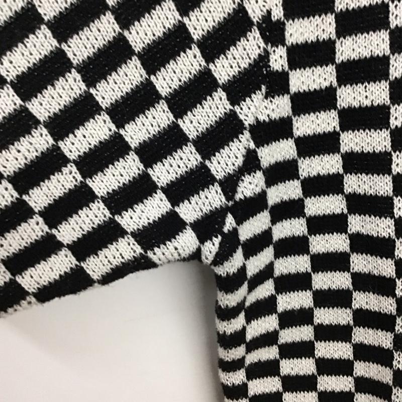 シュプリーム Supreme ニット、セーター 長袖 20SS BackLogoSweater セーター ニット L 総柄 白 / ホワイト / X 黒 / ブラック /  メンズ USED 古着 中古 10147382