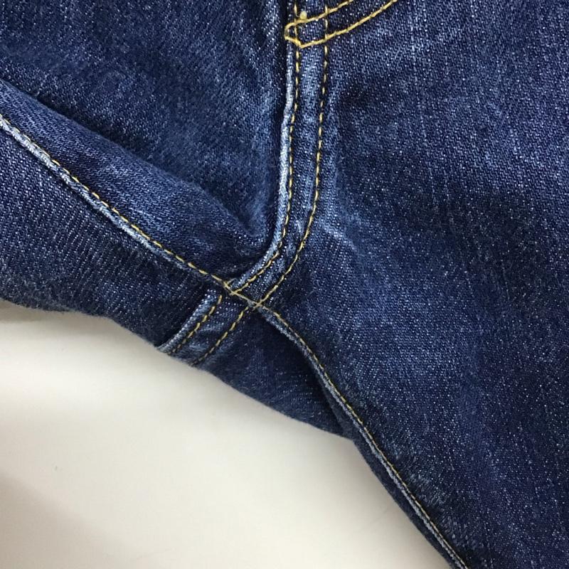 リデアル lideal パンツ デニム、ジーンズ デニムパンツ スリムパンツ カジュアルパンツ 32インチ 無地 インディゴ / インディゴ /  メンズ USED 古着 中古 10147390