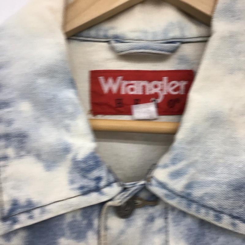 ラングラー Wrangler ジャケット、上着 ジャンパー、ブルゾン デニムジャケット Gジャン アウター カジュアルジャケット ダメージ加工 マルチカラー / マルチカラー /  メンズ USED 古着 中古 10147396