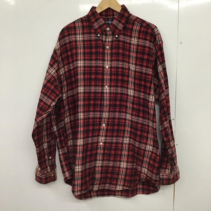ラルフローレン RALPHLAUREN シャツ、ブラウス 長袖 長袖シャツ チェックシャツ カラーシャツ ボタンダウンシャツ L チェック マルチカラー / マルチカラー /  メンズ USED 古着 中古 10147397