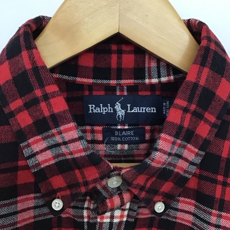 ラルフローレン RALPHLAUREN シャツ、ブラウス 長袖 長袖シャツ チェックシャツ カラーシャツ ボタンダウンシャツ L チェック マルチカラー / マルチカラー /  メンズ USED 古着 中古 10147397