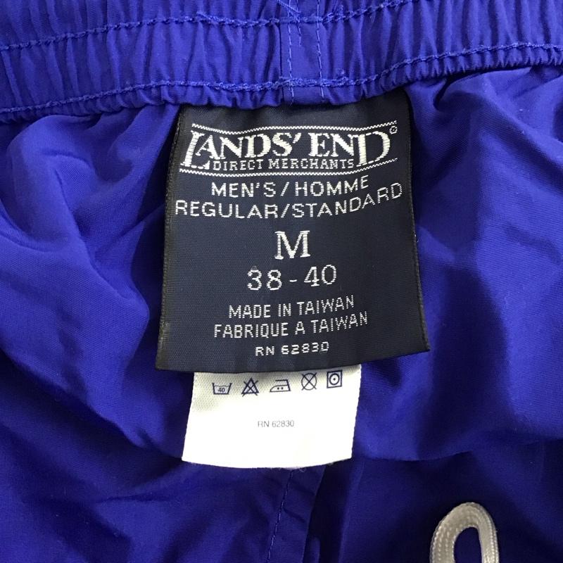 ランズエンド LANDS END パンツ ワークパンツ、ペインターパンツ ワークパンツ ワイドパンツ カジュアルパンツ ナイロンパンツ 90s M 無地 青 / ブルー /  メンズ USED 古着 中古 10147400