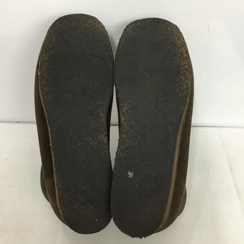 クラークス Clarks ブーツ ショートブーツ 35402 ワラビーブーツ 10M 無地 ダークブラウン / ダークブラウン /  メンズ USED 古着 中古 10147426