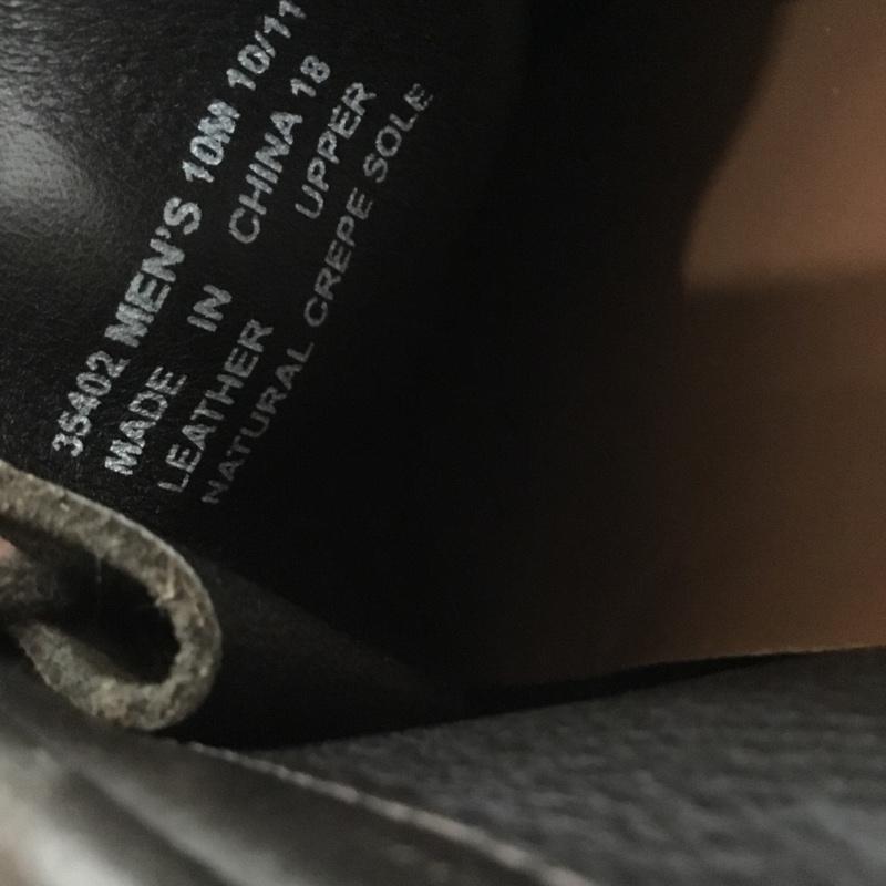 クラークス Clarks ブーツ ショートブーツ 35402 ワラビーブーツ 10M 無地 ダークブラウン / ダークブラウン /  メンズ USED 古着 中古 10147426