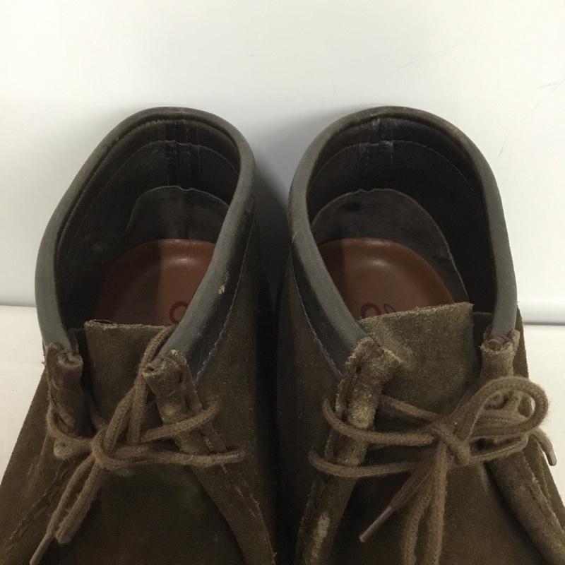 クラークス Clarks ブーツ ショートブーツ 35402 ワラビーブーツ 10M 無地 ダークブラウン / ダークブラウン /  メンズ USED 古着 中古 10147426