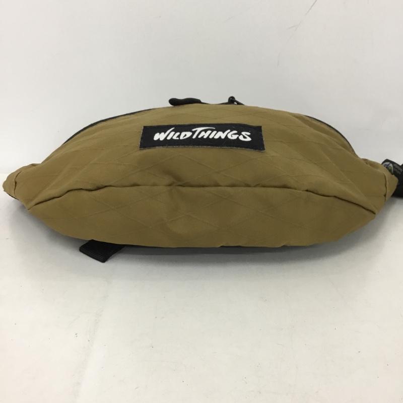 ワイルドシングス WILD THINGS ウエストバッグ ウエストバッグ ボディバック ロゴ、文字 ベージュ / ベージュ /  メンズ USED 古着 中古 10147452