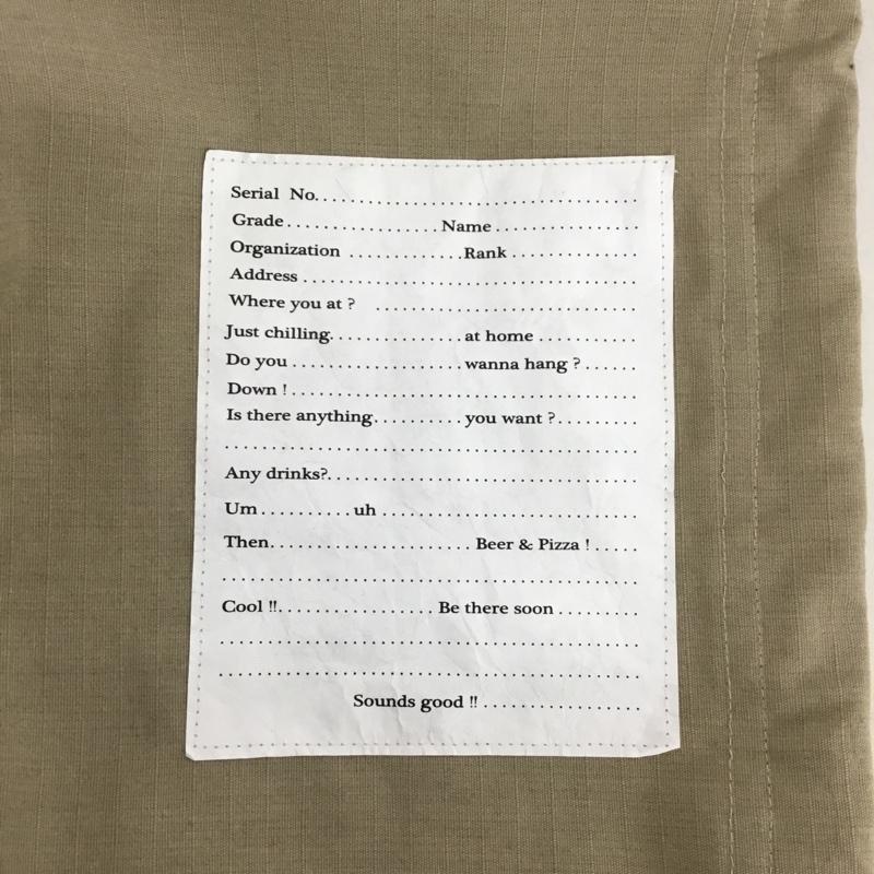 古着 USED バッグ バッグ 巾着バッグ the khaki パーソナルエフェクツバッグ ロゴ、文字 ベージュ / ベージュ /  メンズ USED 古着 中古 10147453