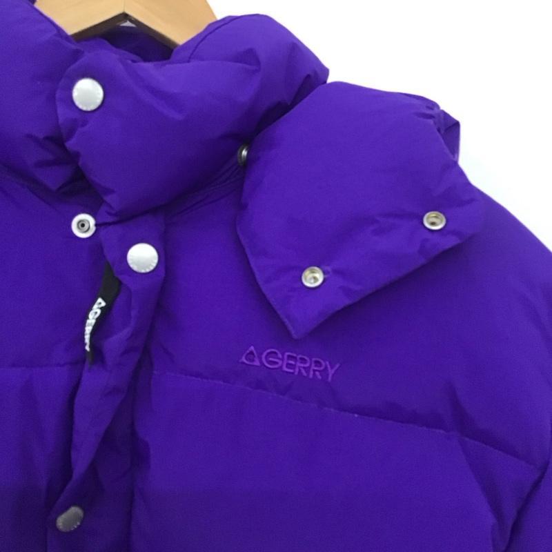 ジェリー GERRY ジャケット、上着 ジャンパー、ブルゾン ジップアップジャケット ダウンジャケット アウター S ロゴ、文字 紫 / パープル /  メンズ USED 古着 中古 10147459