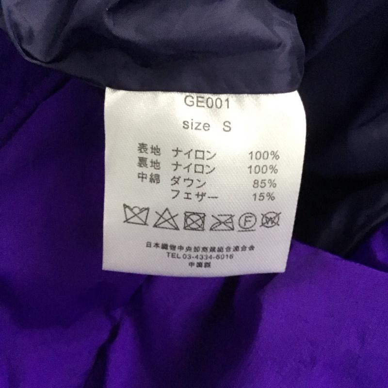 ジェリー GERRY ジャケット、上着 ジャンパー、ブルゾン ジップアップジャケット ダウンジャケット アウター S ロゴ、文字 紫 / パープル /  メンズ USED 古着 中古 10147459