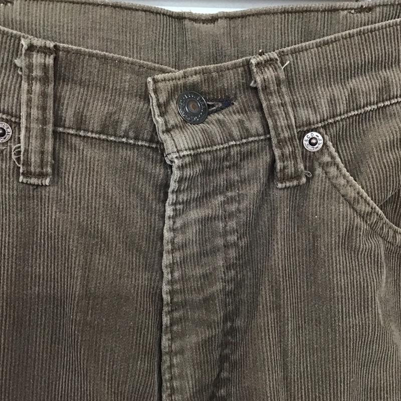 リーバイストラウスアンドコー Levi Strauss & co. パンツ デニム、ジーンズ コーデュロイパンツ スリムパンツ カジュアルパンツ 30インチ 無地 茶 / ブラウン /  メンズ USED 古着 中古 10147460