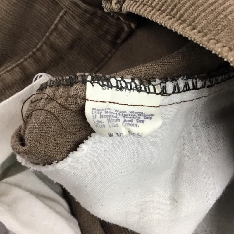 リーバイストラウスアンドコー Levi Strauss & co. パンツ デニム、ジーンズ コーデュロイパンツ スリムパンツ カジュアルパンツ 30インチ 無地 茶 / ブラウン /  メンズ USED 古着 中古 10147460