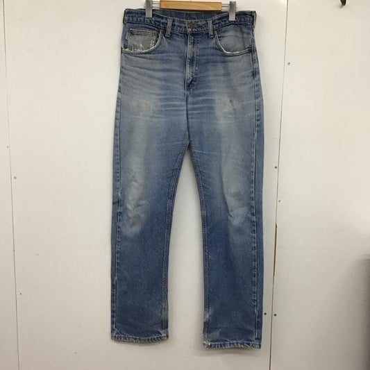 カーハート Carhartt パンツ デニム、ジーンズ デニムパンツ スリムパンツ カジュアルパンツ 33インチ 無地 インディゴ / インディゴ /  メンズ USED 古着 中古 10147463