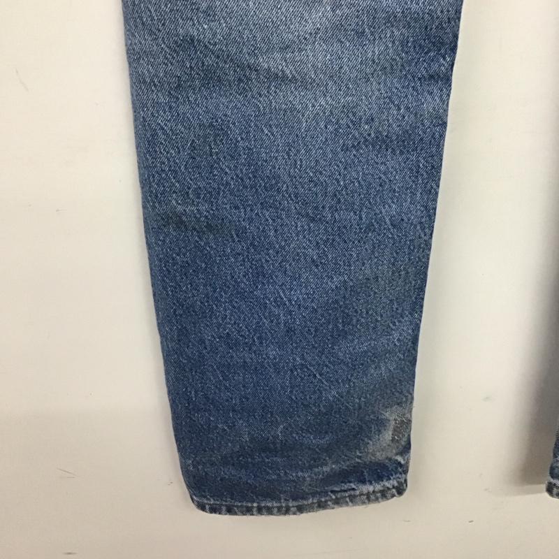 カーハート Carhartt パンツ デニム、ジーンズ デニムパンツ スリムパンツ カジュアルパンツ 33インチ 無地 インディゴ / インディゴ /  メンズ USED 古着 中古 10147463