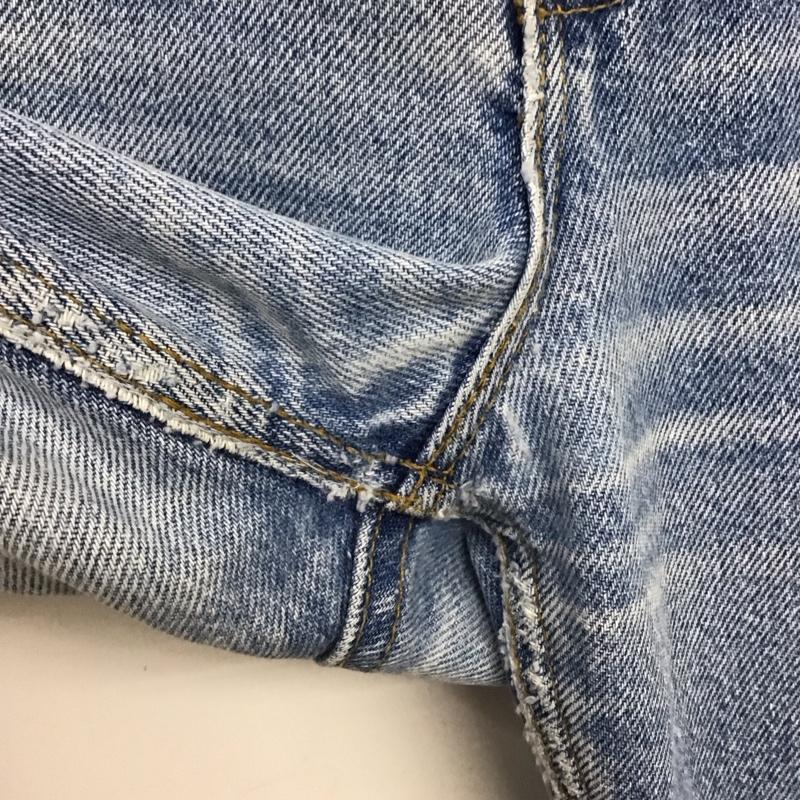 カーハート Carhartt パンツ デニム、ジーンズ デニムパンツ スリムパンツ カジュアルパンツ 33インチ 無地 インディゴ / インディゴ /  メンズ USED 古着 中古 10147463