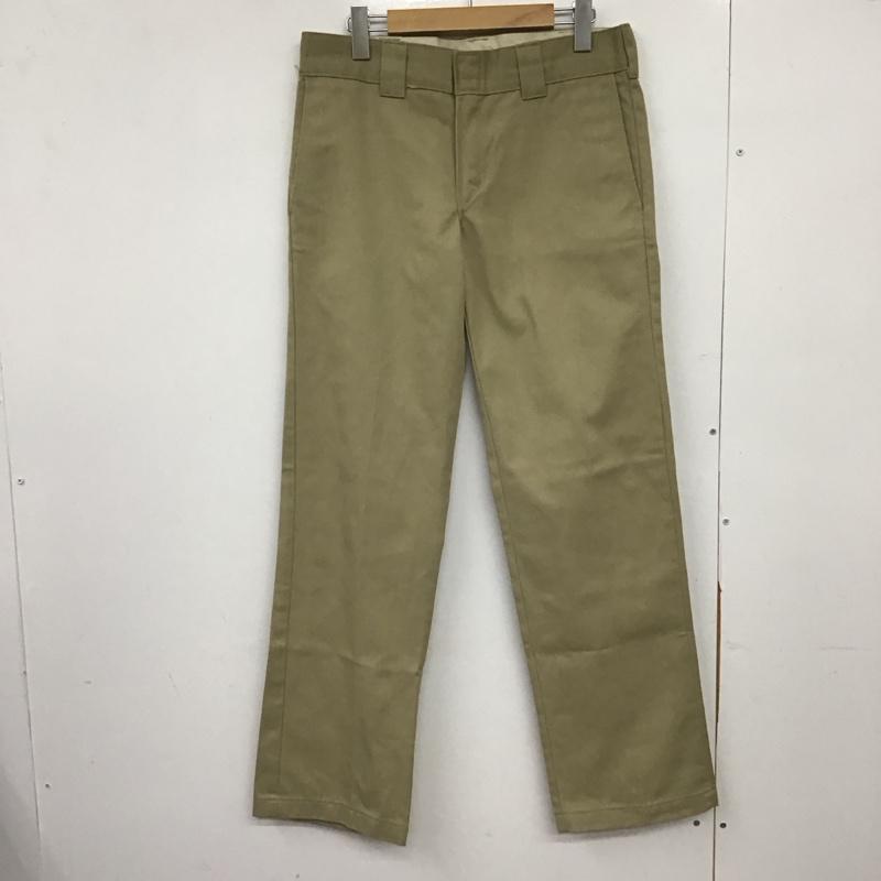 ディッキーズ Dickies パンツ ワークパンツ、ペインターパンツ ワークパンツ ワイドパンツ カジュアルパンツ 30インチ 無地 ベージュ / ベージュ /  メンズ USED 古着 中古 10147482