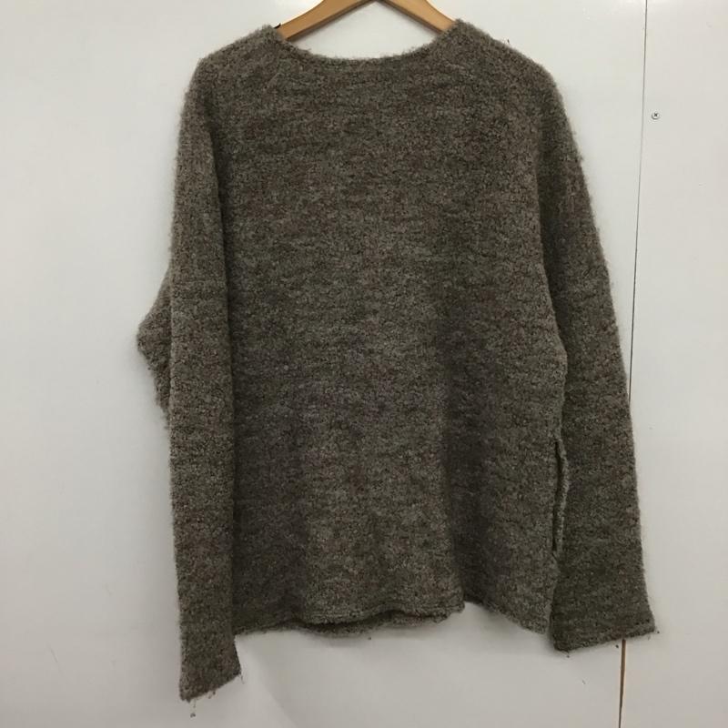 also also カーディガン 長袖 長袖ニットカーディガン 前ボタン ノーカラー 2 無地 マルチカラー / マルチカラー /  メンズ USED 古着 中古 10147494