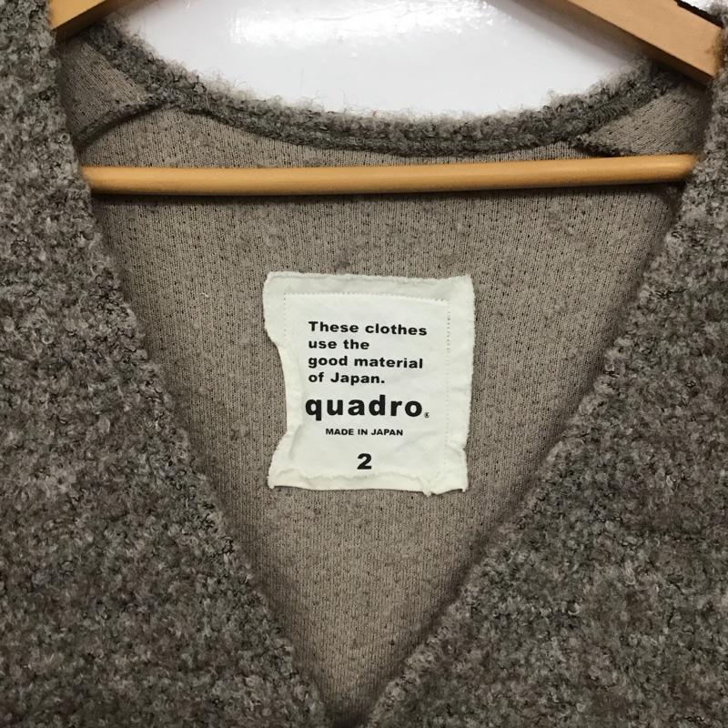 also also カーディガン 長袖 長袖ニットカーディガン 前ボタン ノーカラー 2 無地 マルチカラー / マルチカラー /  メンズ USED 古着 中古 10147494