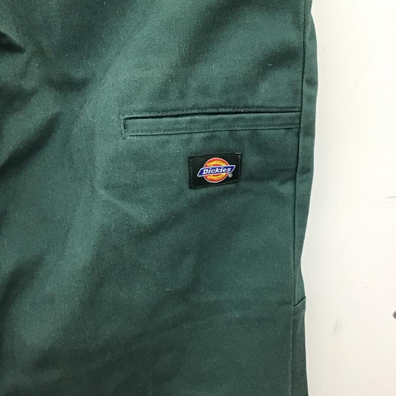 ディッキーズ Dickies パンツ ワークパンツ、ペインターパンツ ワークパンツ ワイドパンツ カジュアルパンツ 30インチ 無地 緑 / グリーン /  メンズ USED 古着 中古 10147509