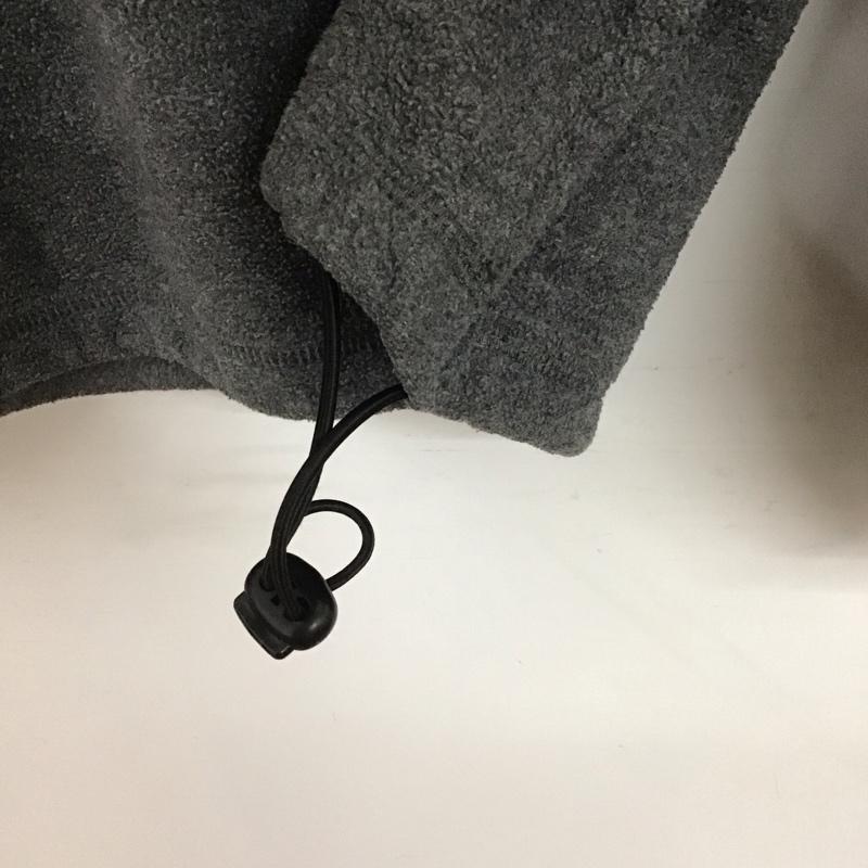 古着 USED ジャケット、上着 ジャケット、ブレザー フリースジャケット プルオーバー スタンドネック M ロゴ、文字 灰 / グレー /  メンズ USED 古着 中古 10147515
