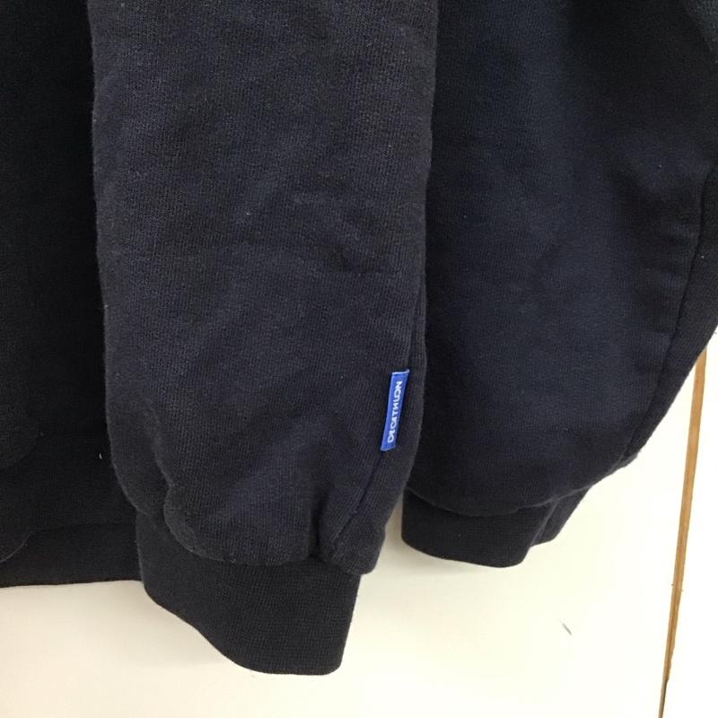古着 USED トレーナー 長袖 長袖トレーナー スウェット クルーネック プルオーバー XXL 無地 紺 / ネイビー /  メンズ USED 古着 中古 10147516