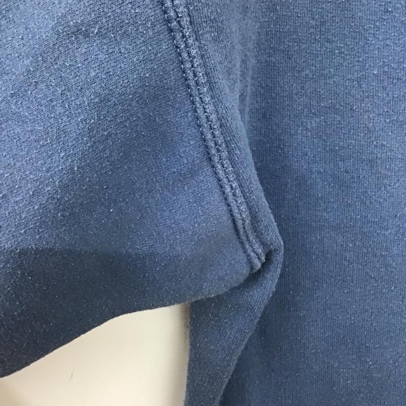 古着 USED トレーナー 長袖 長袖トレーナー スウェット クルーネック プルオーバー XL ロゴ、文字 青 / ブルー /  メンズ USED 古着 中古 10147517