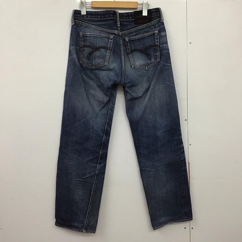 フラットヘッド FLATHEAD パンツ デニム、ジーンズ デニムパンツ スリムパンツ カジュアルパンツ mk-dp001 32インチ ダメージ加工 インディゴ / インディゴ /  メンズ USED 古着 中古 10147522