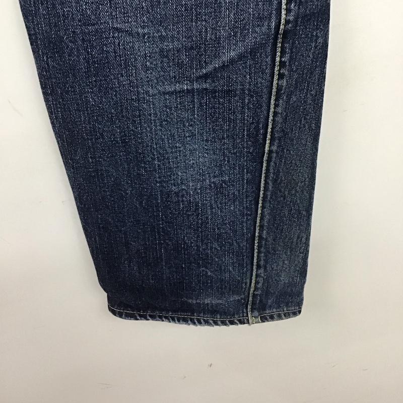 フラットヘッド FLATHEAD パンツ デニム、ジーンズ デニムパンツ スリムパンツ カジュアルパンツ mk-dp001 32インチ ダメージ加工 インディゴ / インディゴ /  メンズ USED 古着 中古 10147522