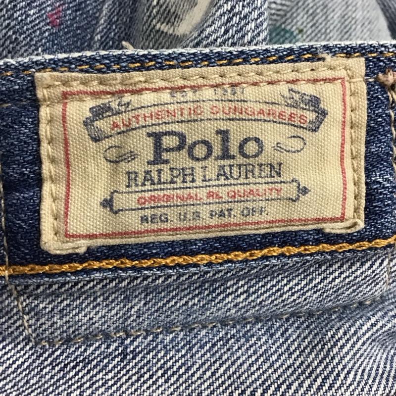 ポロラルフローレン POLO RALPH LAUREN パンツ デニム、ジーンズ デニムパンツ スリムパンツ カジュアルパンツ ストレッチパンツ 26インチ ダメージ加工 マルチカラー / マルチカラー /  メンズ USED 古着 中古 10147523