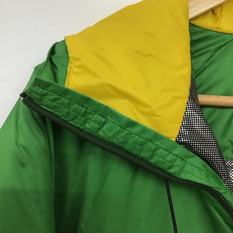 コロンビア Columbia ジャケット、上着 ダウンジャケット ジップアップジャケット ダウンジャケット アウター XL ロゴ、文字 緑 / グリーン /  メンズ USED 古着 中古 10147534